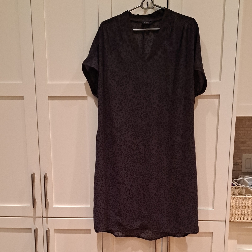 Denver Hayes Black Leopard Print Tunic